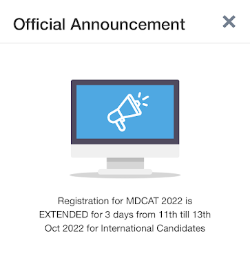 PMC MDCAT Announces to Held On 13 November With Same Syllabas