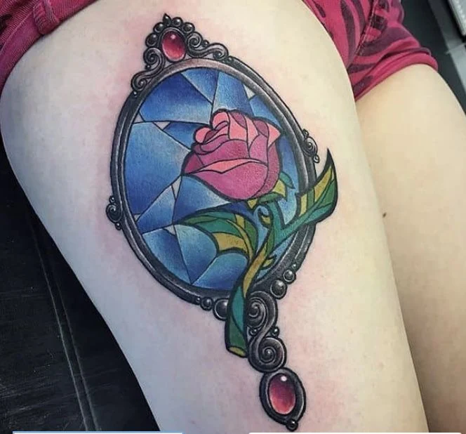 tatuaje de espejo