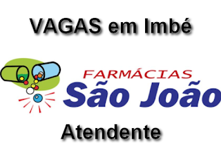 [SEM EXPERIÊNCIA] Farmácia São João contrata Atendentes em Imbé