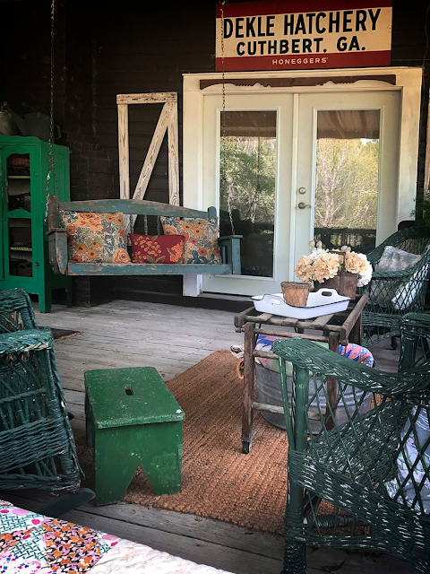 rustic country porch