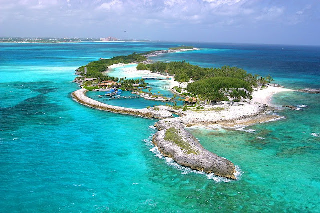 Pulau Blue Lagoon, Bahama.