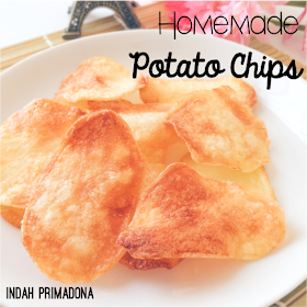 potato chips, resep potato chips, homemade potato chips, bikin potato chips sendiri