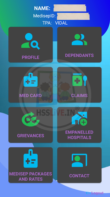 medisep app screen 5