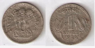 1rupee big coin(1976)