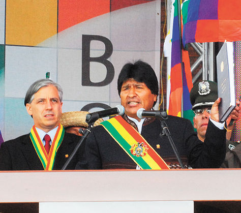 La políticia en Bolivia