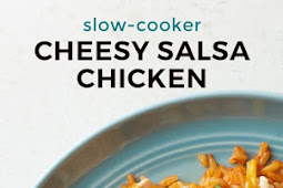 Slow-Cooker Cheesy Salsa Chicken