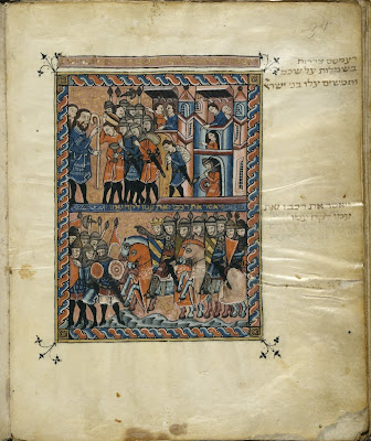 Jewish Haggadah 14th century - Exodus