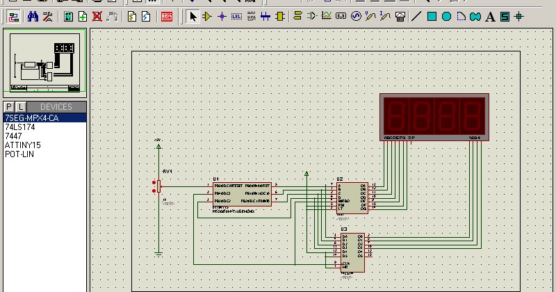 Simulasi Mikrokontroler dengan Proteus 7  Belajar 