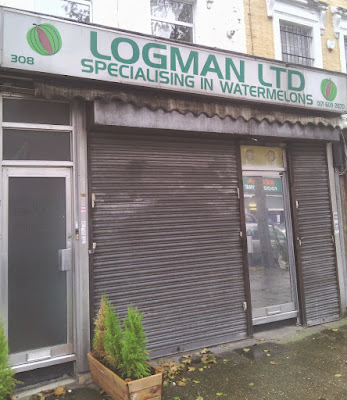 Logman Ltd - a business on Caledonian Road in London that specialises in watermelons