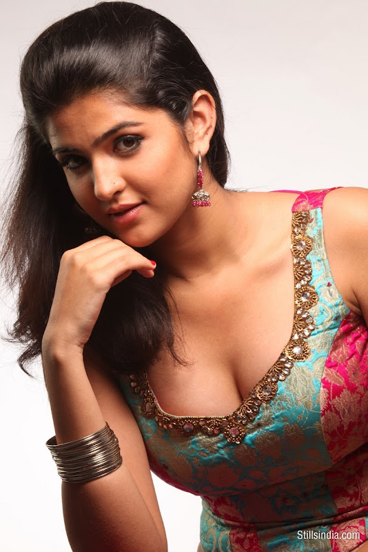 Deeksha Sethsexy Telugu actressVedam fameexclusive sexy cleavage showbusty boobs visiblehottest exposure hot photos