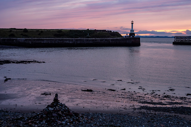 Photo of another view of the sunset across the basin