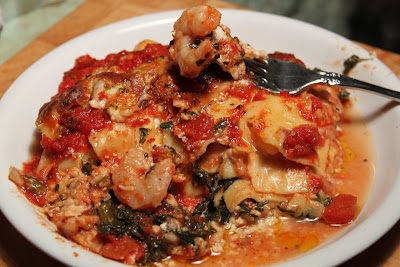 Lasagna  Shrimp  Florentine