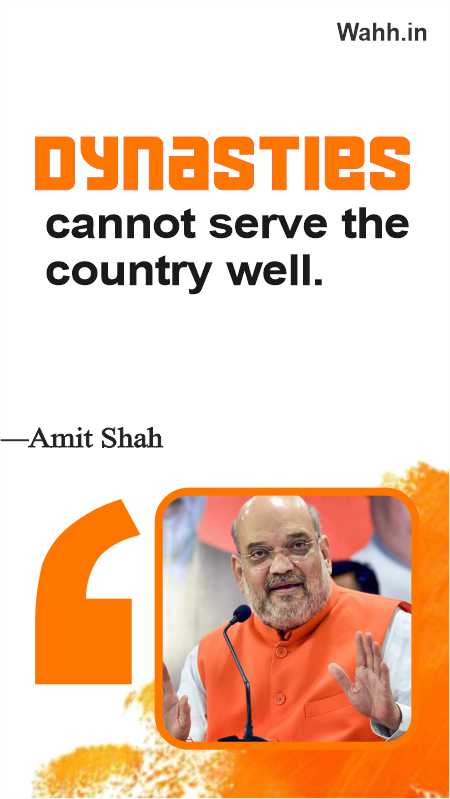 Amit Shah thoughts In English