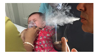 Anak Baru Berusia Satu Tahun Meninggal Dunia Karena Asap Rokok, Ingat Jangan Cium Dan Peluk Anak Saat Merokok!!