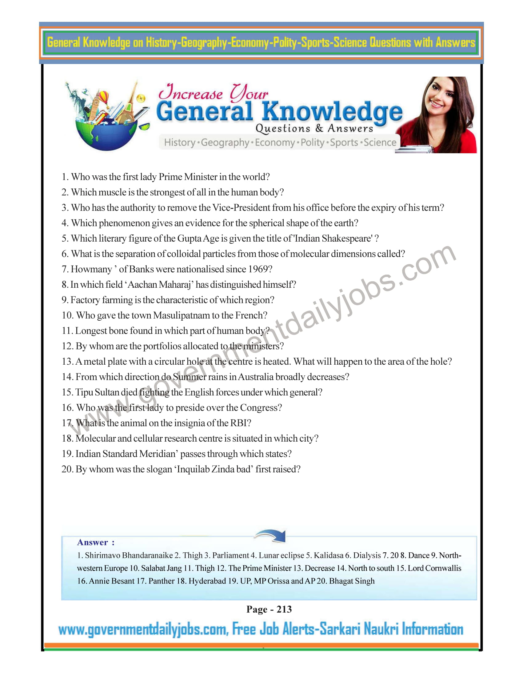 World General Knowledge Quiz World Gk Quiz