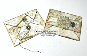 Nigezza Creates with Stampin' Up! My First Junk Journal: Making Envelopes With Hand Stained Paper