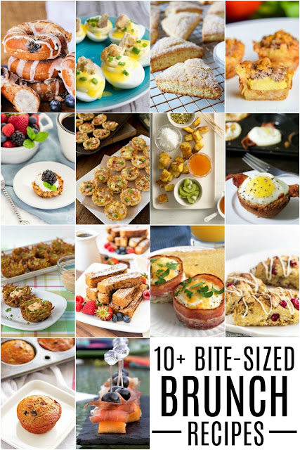 Plan the perfect weekend brunch with these 10+ Bite-Sized Brunch Recipes!