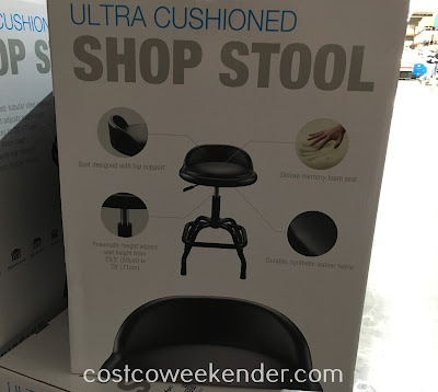 Costco 1073669 - Winplus Ultra Cusioned Shop Stool - for whenever you need to get some real work done