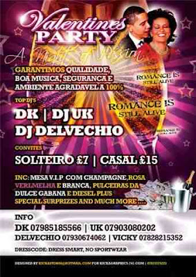 Valentines Party, Vip Bookings, wristbands from Dulce Gabana & Diesel