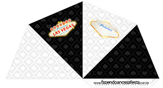 Vegas Party Free Printable Cones.