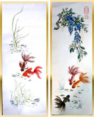 Pintura tradicional oriental. Tecnicas Xieyi y Sumi-e