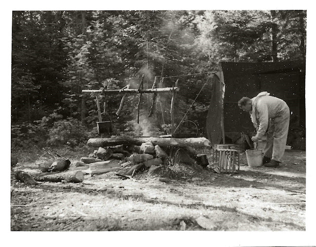 Mike Putnam doing Dinner Dishes June 24, 1946