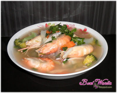 Resepi Mudah Tomyam Udang Galah Sedap - Buat Wanita