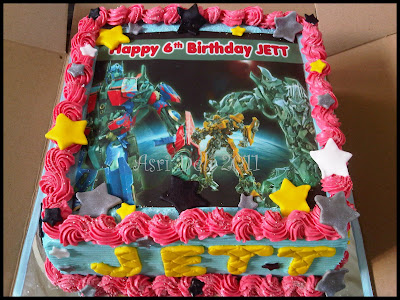 Transformers Birthday Cake on Asri Deli  Transformer Birthday Cake Jett