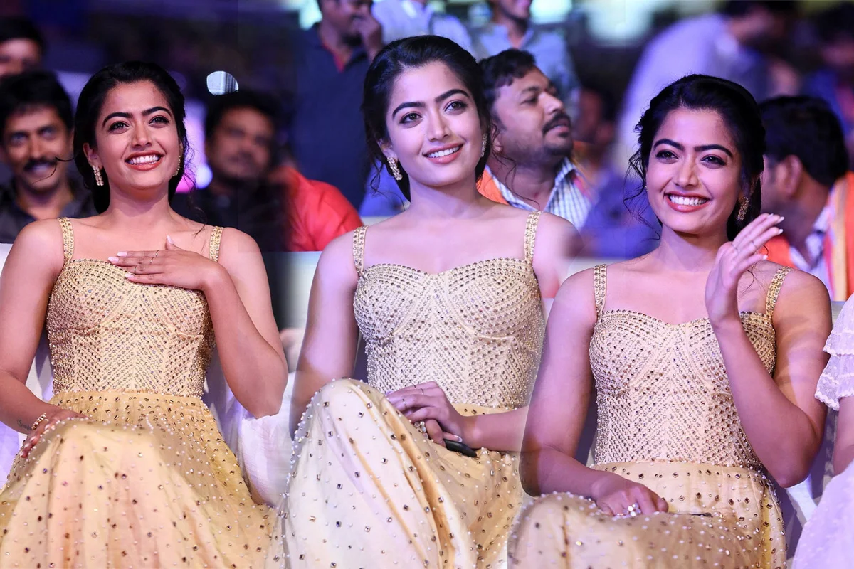 Actress Rashmika Mandanna Stills at Sarileru Neekevvaru Movie Pre Release 