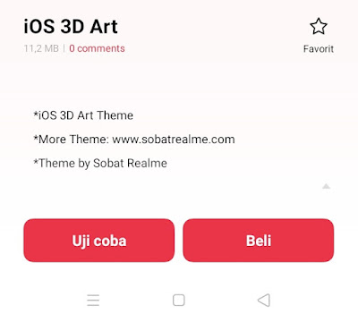 Theme Store Realme Ui iOS 3D Art for Oppo & realme Ui