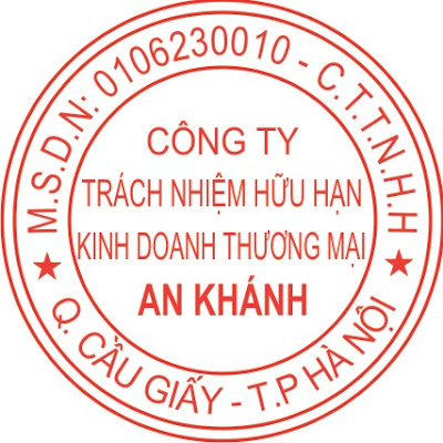 Logo công ty TNHH kinh doanh thương mại An Khánh