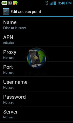 طريقة إضافة اسم نقطة وصول APN يدويا لشبكة اتصالات مصر على هواتف أندرويد