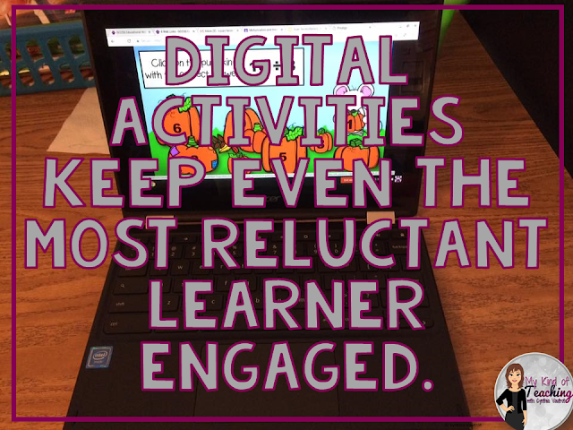 Digital Activities keep even the most reluctant learners engaged