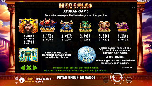 Hercules Son of Zeus Slot Review