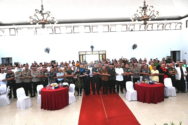 Dandim 0726/Sukoharjo Hadiri Silaturahmi Forkopimda dan Tokoh Lintas Agama se-Solo Raya