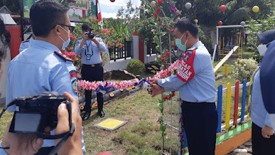  Inovasi Layanan, Rutan Pinrang Launching Taman Bermain Bagi Anak-anak Pengunjung