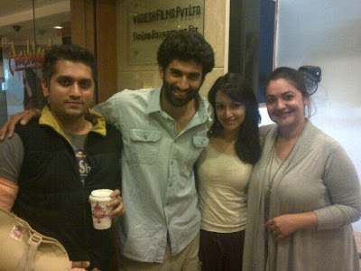 Mohit, Aditya, Shradha & Pooja celebrate the success of the music