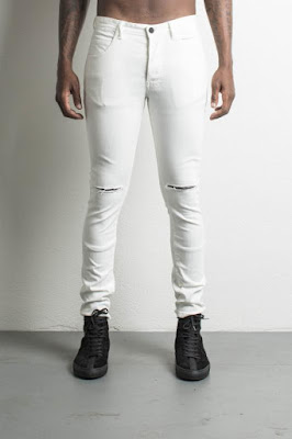 daniel patrick's classic ripped skinny jean in natural