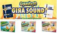 Logo #Girasound Giravolte: vinci 82 voucher TicketOne da 30€