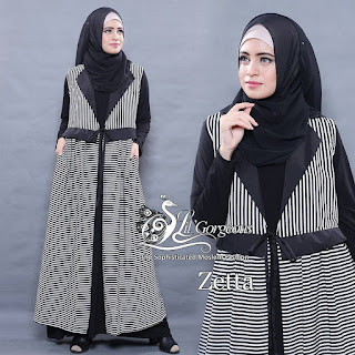 Zetta dress by Lil Gorgeous Hitam