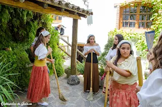 Patio durante la Actuación de las Visitas Teatralizadas