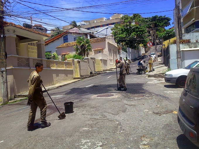 Tapa buraco na Almirante Barroso