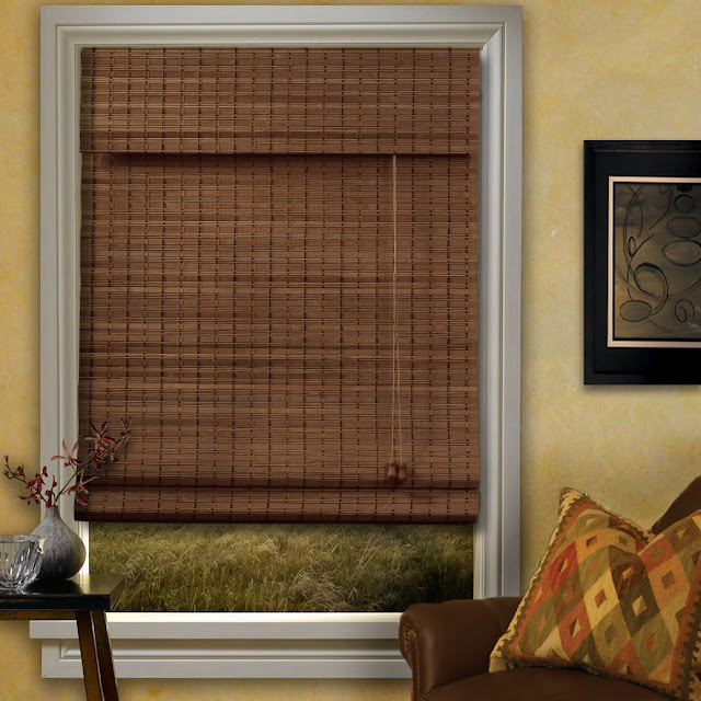 Bamboo Roman Blinds