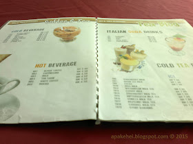 Captain T Restaurant - Menu