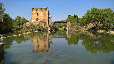 Borghetto and the Visconti bridge/dam.