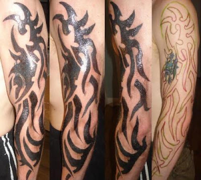 Arm Tribal Arm Sleeve Design