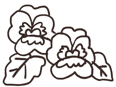 コンプリート！ 花 モノクロ イラスト フリー 226059-フリー素材 花 イラスト モノクロ