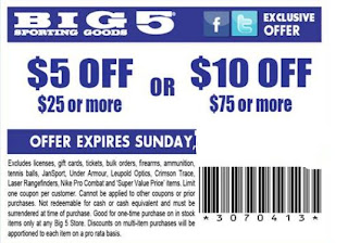 big 5 sporting goods printable coupons