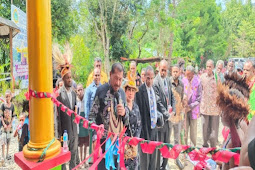 Jhon Ricard Banua Resmikan Gereja Kingmi Jemaat Yerusalem Yalengga