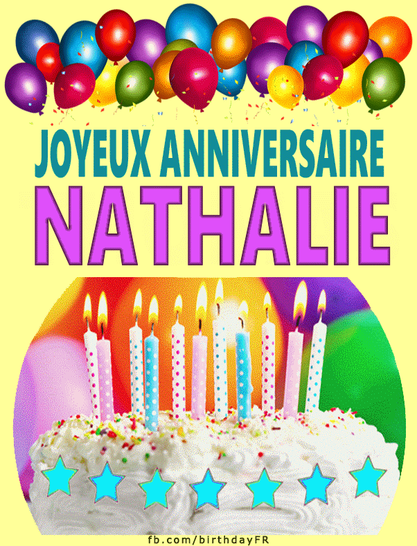 Joyeux Anniversaire Nathalie Images Gif